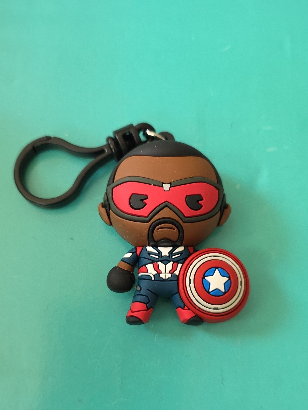 Marvel Silicone Captain America Bag Charm,  Keychain